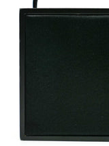 Donna Karan Black Satin Box Bag Accessory arcadeshops.com