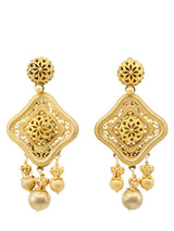 Lawrence Vrba Antique Gold Chandelier Earrings Accessory arcadeshops.com