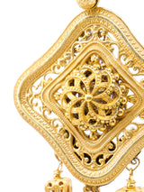 Lawrence Vrba Antique Gold Chandelier Earrings Accessory arcadeshops.com