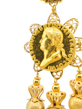 Lawrence Vrba Roman Coin Chandelier Earrings Accessory arcadeshops.com