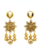 Lawrence Vrba Roman Coin Chandelier Earrings Accessory arcadeshops.com