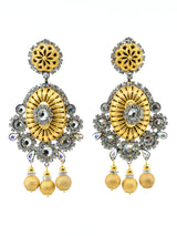 Lawrence Vrba Crystal Embellished Chandelier Earrings Accessory arcadeshops.com