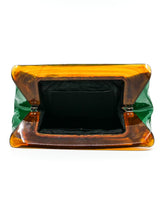 1960's Green Vinyl Clutch Accessory arcadeshops.com