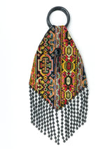 Bead Fringed Carpet Bag Accessory arcadeshops.com