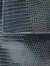 Fendi Silver Lizard Skin Baguette Accessory arcadeshops.com