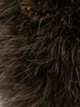 Marabou Feather Beret Accessory arcadeshops.com