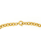 Oversized Medallion Disc Necklace Accessory arcadeshops.com