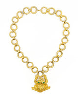 Mimi di N Frog Pendant Necklace Accessory arcadeshops.com