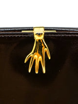 Gucci Hand Clasp Chocolate Wallet Accessory arcadeshops.com