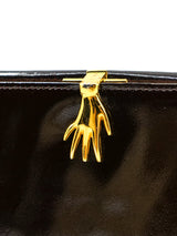 Gucci Hand Clasp Chocolate Wallet Accessory arcadeshops.com