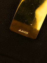 Gucci Hand Clasp Chocolate Wallet Accessory arcadeshops.com