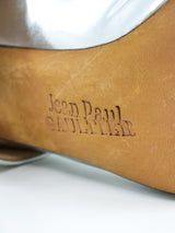 Jean Paul Gaultier Metallic Silver Lace Up Pumps Accessory arcadeshops.com