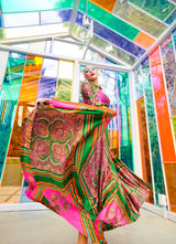 Neon Paisley Maxi Dress Dress arcadeshops.com