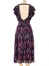 Quorum Metallic Ruffle Dress Dress arcadeshops.com