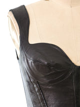 Thierry Mugler Leather Bustier Dress Dress arcadeshops.com