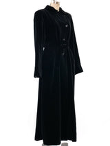 Hermes Black Velvet Trench Coat Outerwear arcadeshops.com