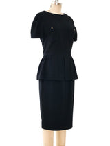 1995 Chanel Peplum Ensemble Suit arcadeshops.com