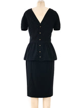 1995 Chanel Peplum Ensemble Suit arcadeshops.com
