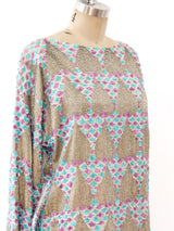 Bead and Sequin Embellished Top Top arcadeshops.com