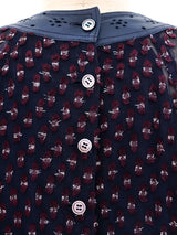 Jean Muir Metallic Burnout Dress Dress arcadeshops.com