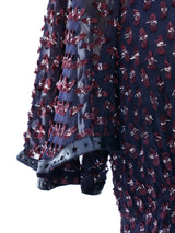 Jean Muir Metallic Burnout Dress Dress arcadeshops.com