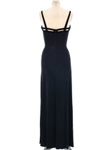 Thierry Mugler Jersey Bustier Gown Dress arcadeshops.com