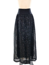 Chanel Sequin Embellished Maxi Skirt Bottom arcadeshops.com