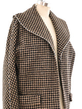 Pearl Bead Embellished Houndstooth Jacket Jacket arcadeshops.com