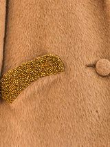 Galanos Camel Teddy Coat Outerwear arcadeshops.com