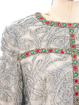 Bill Blass Tinsel and Crystal Embellished Dress Dress arcadeshops.com
