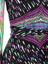 Psychedelic Printed Silk Jersey Maxi Dress Dress arcadeshops.com