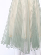 Prada Sheer Pleated Skirt Skirt arcadeshops.com
