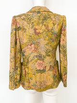 1970s Ungaro Tapestry Blazer Jacket arcadeshops.com