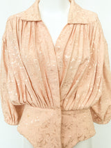 Norma Kamali Brocade Bed Jacket Jacket arcadeshops.com