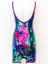 Technicolor Sequin Mini Dress Dress arcadeshops.com