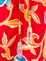 Adolfo Silk Floral Shirtdress Dress arcadeshops.com