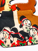 Moon Bags Needlepoint Portrait Bag Accessory arcadeshops.com