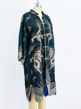 Dragon Embroidered Chinese Silk Robe Jacket arcadeshops.com