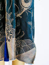 Dragon Embroidered Chinese Silk Robe Jacket arcadeshops.com