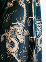 Dragon Embroidered Chinese Silk Robe Jacket arcadeshops.com