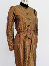Givenchy Copper Lurex Dress Dress arcadeshops.com