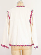 Yves Saint Laurent Jacket with Braided Trim Jacket arcadeshops.com