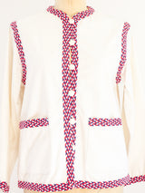 Yves Saint Laurent Jacket with Braided Trim Jacket arcadeshops.com