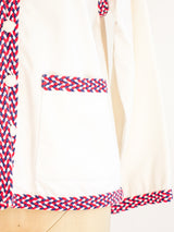 Yves Saint Laurent Jacket with Braided Trim Jacket arcadeshops.com