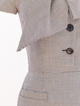 Christian Dior Houndstooth Dress Dress arcadeshops.com