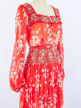 Yves Saint Laurent Peasant Ensemble Two Piece arcadeshops.com