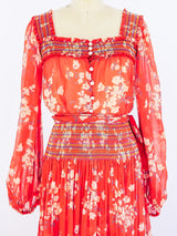 Yves Saint Laurent Peasant Ensemble Two Piece arcadeshops.com