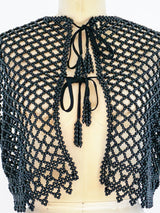 Black Bead Vest Top arcadeshops.com