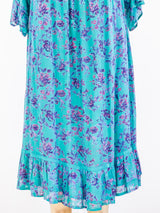 Floral Cotton Gauze Ruffle Dress Dress arcadeshops.com