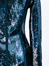 Chanel Black Sequin Scuba Dress Dress arcadeshops.com